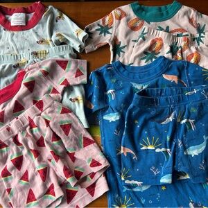 Hanna Andersson PJs (Short Sleeve + Shorts Pajamas) All size 4